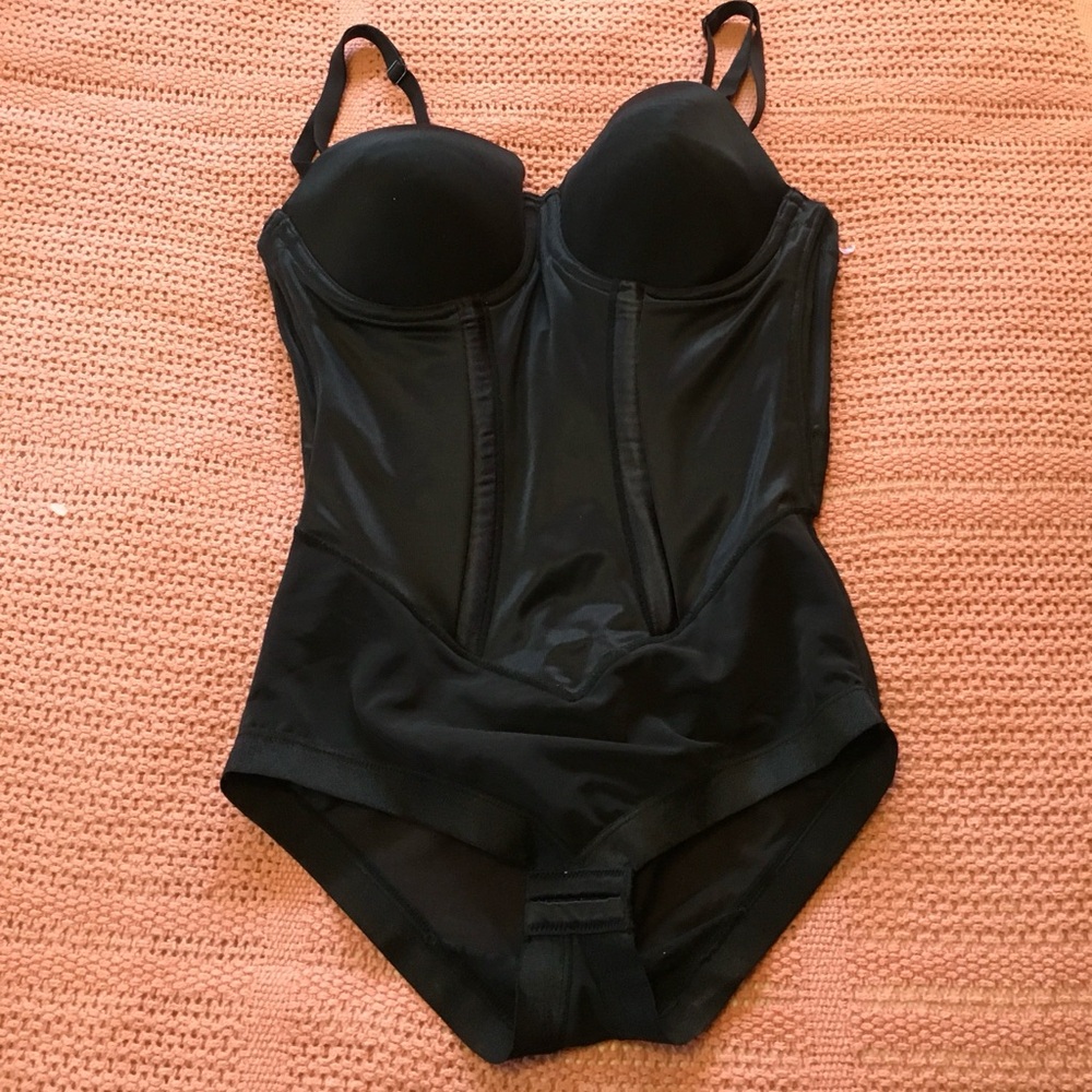 Maiden form body shaper with built in bra.